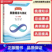 奥数精讲与测试 八年级 [正版]第三版奥数精讲与测试初中七八年级数学奥林匹克竞赛辅导奥数书 初一初二奥数竞赛培优训练初中