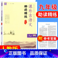 [正版]新版通城学典课外古诗文助读精练九年级全一册人教版 初三年级古诗文拓展阅读训练 初中课外阅读书籍 9年级古文阅读