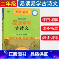 [正版]易读易学古诗文阅读与训练 2年级 古诗文阅读与写作阶梯阅读训练 课外阅读资料练习 小学2年级课外知识拓展