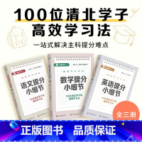 语文+数学+英语 [正版]极简学习28法:数学+英语+语文提分小细节(套装3册)廖恒 100位清北学子的高效学习法 28