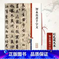 [正版]智永真书千字文彩色放大本中国碑帖繁体旁注孙宝文楷书毛笔书法成人学生临摹练字帖墨迹本千字文全文上海辞书出版