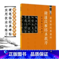 [正版]硬笔临经典碑帖 褚遂良雁塔圣教序 实用技法与练习经典字帖钢笔硬笔楷书练字临摹字帖技法讲解硬笔书法入门教程江西美
