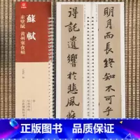 [正版]苏轼赤壁赋黄州寒食帖 弘蕴轩编 苏轼行书碑帖 近距离临帖摹字练习卡 附释文 成人学生毛笔书法练字碑帖88页