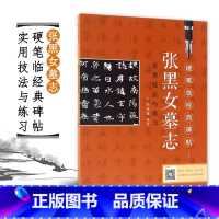 [正版]硬笔临经典碑帖 张黑女墓志 实用技法与练习经典字帖 魏碑钢笔楷书练字帖临摹本 技法工具书 硬笔书法入门教程