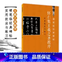 [正版]硬笔临经典碑帖怀仁集王羲之圣教序实用技法与练习毛笔硬笔钢笔行楷书练字帖偏旁部首临摹描红技法初学者成人入门书法字