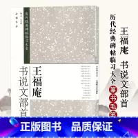 [正版]0减40王福庵书说文部首历代经典碑帖临习大全篆书毛笔字帖 简体旁注米字格大本书法基础实战临摹练习技能法教程中国