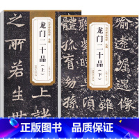 [正版]0减40北魏龙门二十品 上下 历代碑帖精粹 薛元明编 附技法解析 临摹临习篆书的好范本艺术书法篆刻