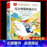 尼尔斯骑鹅旅行记 [正版]尼尔斯骑鹅旅行记 彩图注音版 小学语文课外阅读经典丛书 大语文系列 一二三年级儿童科普读物故事