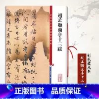 [正版]0减40 赵孟頫兰亭十三跋 彩色放大本 中国碑帖繁体旁注草毛笔字帖碑帖 孙宝文编 上海辞书出版社