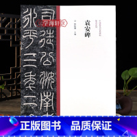 篆书袁安碑 [正版]学海轩 袁安碑篆书毛笔书法字帖原碑原帖繁体旁注篆书临摹范本鉴赏墨迹碑帖哑光平铺成人学生篆书书法临摹陈