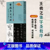 [正版]圣教序字字析王羲之集字圣教序字汇行书字帖笔法临析毛笔书法原碑临摹单字放大教程1523字全视频解析运笔章法笔顺结