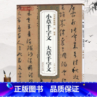 [正版]唐怀素小草千字文大草千字文简体旁注历代碑帖草书毛笔字帖薛元明古帖学生成人练字临摹帖书法练习籍安徽美术出版社