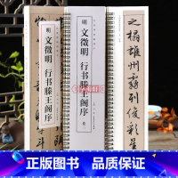 [正版]学海轩共2本明文徵明行书滕王阁序碑帖临摹卡洪亮编简体旁注行书毛笔字帖书法成人学生临摹单行临摹范本古帖安徽美术出