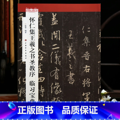 怀仁集王羲之书圣教序临习宝典 [正版]学海轩怀仁集王羲之书圣教序临习宝典殷华编原色的帖简繁旁注笔画部首结字解析名家临本赵