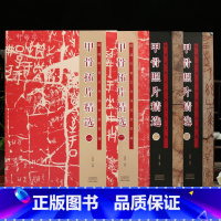 4本 甲骨照片+拓片选 [正版]学海轩共4本甲骨照片拓片选合集殷墟甲骨文书体分类萃编繁体释文著录参考丙编上博旅顺花东等毛