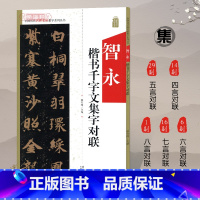 [正版]智永楷书千字文集字对联中国历代名碑名帖集字系列丛书陆有珠毛笔字帖书法临摹古帖籍附简体旁注点评安徽美术出版社