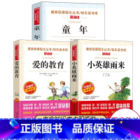 [正版]六年级必读快乐读书吧 童年书高尔基+小英雄雨来书+爱的教育原著全套3册小学生四五六年级必读课外阅读书籍儿童文学