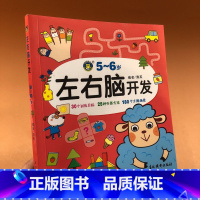 [正版]5-6岁左右脑开发书幼儿智力测试阶梯数学五岁到六周岁宝宝全脑潜能智力开发儿童迷宫书找不同专注力幼儿早教数学逻辑