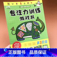 [正版]晨风童书 专注力训练游戏书(第3阶段)4-5岁儿童儿童智力潜能开发全书找不同大迷宫宝宝连线创意涂色益智游戏幼儿