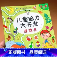 [正版]5-6岁儿童脑力大开发游戏书 儿童全脑游戏总动员 让孩子越玩越聪明的脑力思维游戏书 宝宝左脑右脑全脑开发大书五