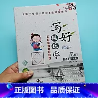 语文 [正版]写好规范字菱形十字格书法田字格四年级上册语文同步练字帖汉字结构写字帖写字练习册一课一练人教版钢笔描红汉字书