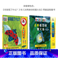 [正版]点亮夜空的萤火虫+你发现了什么 有声玩具书?配手电筒配放大镜 大开本益智绘本 美国引进儿童早教启蒙1-3~4岁