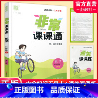 数学非常课课通 苏科版 七年级上 [正版] 2024年秋 非常课课通 七年级数学上册苏科版7上 初中教辅 初中数学教学