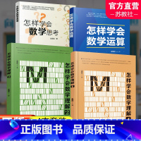 四本装 高中通用 [正版]怎样学会数学思考 怎样学会数学运算 怎样学会数学理解1 高中升学参考资料教学研究高考数学题解