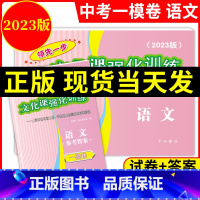 2023中考一模语文[试卷+答案] 上海 [正版]2023年版上海中考一模卷 语文 试卷+答案 领先一步文化课强化训练一