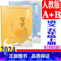 写字 人教版 五年级上 [正版] 2024秋新版 写字五年级上册/5年级上(含A/B2册)浙江教育出版社 小学语文同