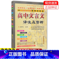 语文 高中通用 [正版]2023版 高中文言文译注及赏析 人教版 译注及赏析一本通古诗文翻译大全集书籍高一二三语文阅读训