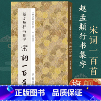 [正版]旗舰赵孟頫行书集字宋词一百首 收录赵孟頫经典行书碑帖洛神赋千字文集字古诗词作品集临摹教程 行书毛笔书法字帖