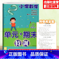 [正版]小学数学单元+期末特训 二年级上册 配人教版 数学单元同步测试卷附答案 2年级上册数学课外习题训练辅助书 期末
