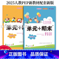 [正版]小学英语单元+期末特训三年级上下2册 小学3年级上下英语单元同步测试卷期中期末复习冲刺检测考试卷课外课内习题训