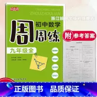 九年级全 初中通用 [正版]单本可选乐支点 初中数学周周练 七八九年级上册 初中数学课时周练期中末检测 浙江新中考初中课