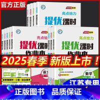 2025春 语文RJ+数学SJ+英语YL 3本 九年级下 [正版]2025春亮点给力提优课时作业本语文数学英语物理化学人
