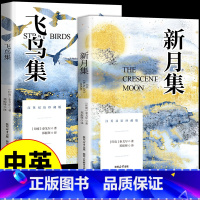 [中英双语]新月集+飞鸟集 [正版]新月集和飞鸟集泰戈尔中英文双语版 小学生现代诗精选诗集给孩子的诗歌散文诗全集三四五六