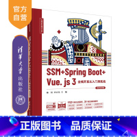 [正版]SSM + Spring Boot + Vue.js 3全栈开发从入门到实战(微课视频版) 陈恒 网页制作工