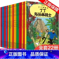 --------[小开本]丁丁历险记全套22册-------- [正版]丁丁历险记全套22册小开本儿童漫画故事书丁丁在刚