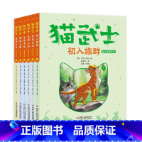 猫武士注音美绘版 首部曲全6册 [正版]猫武士注音版美绘本全套首部曲英文原版奇幻动物小说故事小学生一二年级阅读课外必