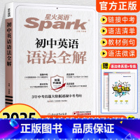 (25版)英语语法全解+全练[2册套装] 初中通用 [正版]2025版英语初中英语语法全解张道真语法大全语法工具书通用版