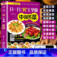 [正版]中国名菜 家常菜谱书年夜饭食谱厨师书美食烹饪技巧大全 家宴名菜家用新手入门学做饭书川湘粤菜大全美食小吃凉拌菜做