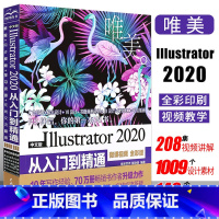 [正版]ai2020书籍 中文版Illustrator 2020从入门到精通 ai教程书籍 平面设计软件视频教程入门书