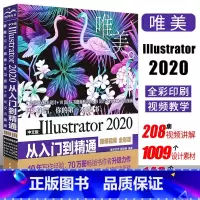 [正版]ai2020书籍 中文版Illustrator 2020从入门到精通 ai教程书籍 平面设计软件视频教程入门书