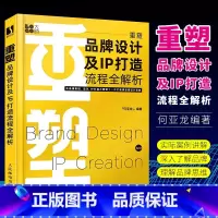 [正版]重塑 品牌设计及IP打造流程全解析 人民邮电社 何亚龙设计书籍品牌设计法则LOGO设计品牌IP策划品牌卡通IP