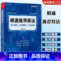 精通推荐算法 [正版]精通算法 核心模块 经典模型 代码详解 谢杨易 数据样本和特征工程讲解书籍