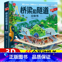 精装大开本[桥梁和隧道]立体书 [正版]精装硬壳 灾难救援立体书儿童3d立体书揭秘系列机关翻翻书幼儿园绘本故事书适合3-