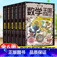 [全6册]有趣故事 培养数学思维 [正版]地下城数学王国历险记6册 小学生趣味数学启蒙这才是孩子喜欢的数学王国历险记漫画