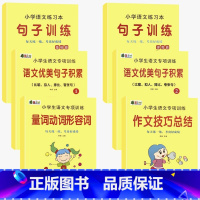 [全套]语文专项训练 全6册 [正版]小学生语文优美句子积累训练大全量词动词形容词一二三年级句子专项练习作文技巧总结