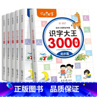识字大王3000字 全6册 [正版]识字大王3000字幼儿宝宝小学生一年级启蒙识字书儿童学前看图认字书籍3-4-5-6-